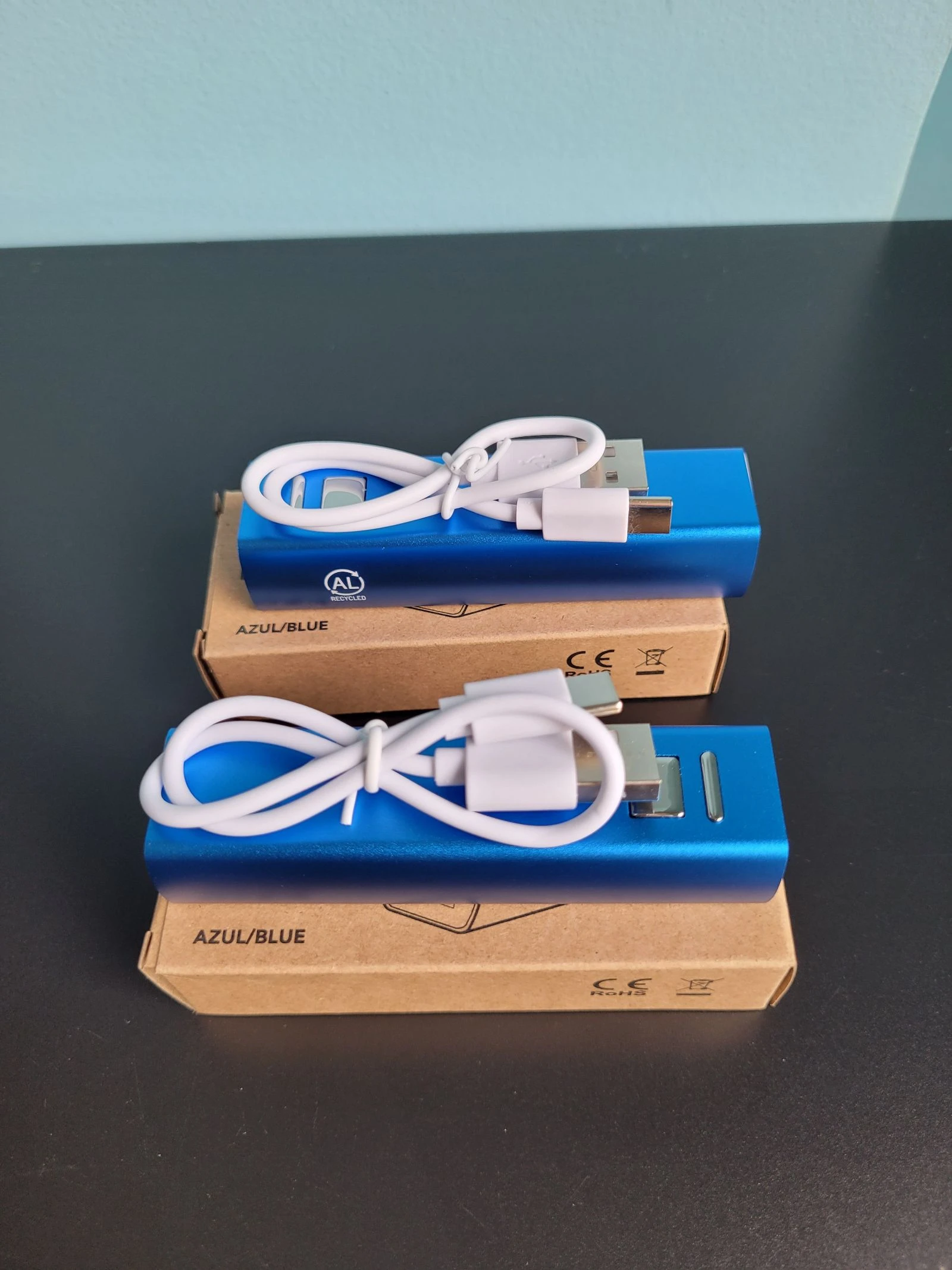  Pack de 2 baterías externas 